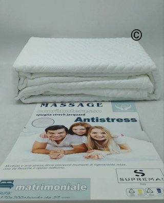 Coprimaterasso matrimoniale Antistress