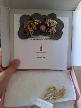 Tocado flor preservada Lucia Be