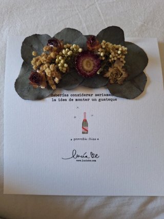 Tocado flor preservada Lucia Be