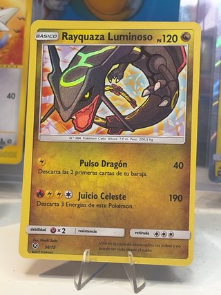 Carta Pokémon Rayquaza Luminoso
