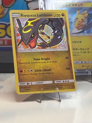 Carta Pokémon Rayquaza Luminoso