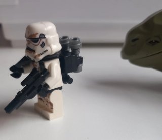 Lego Star Wars compatible figura y montura