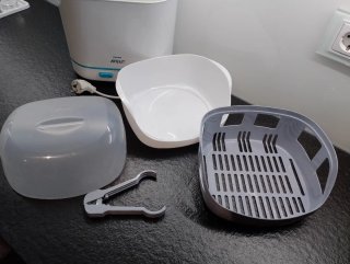 Esterilizador de biberones para microondas