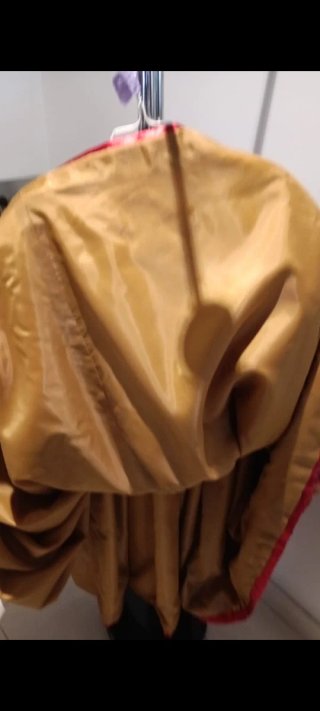 Traje Fallera Valenciana Rojo y Dorado