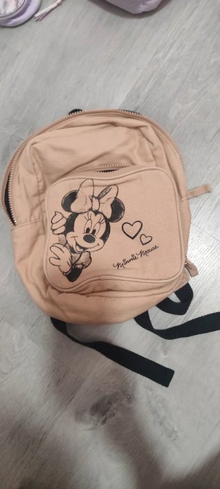 Mochila rosa con Minnie Mouse