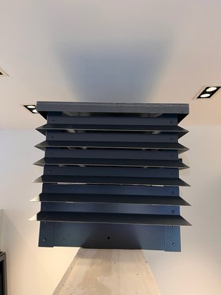 Rejilla ventilación exterior aluminio