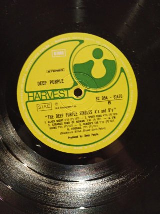 Vinilo Deep Purple Singles A's & B's 1971