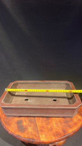 MACETA BONSAI YAMAAKI RECTANGULAR TOKONAME JAPONES
