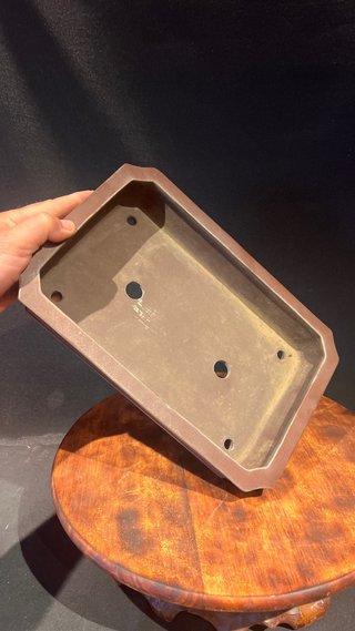MACETA BONSAI YAMAAKI RECTANGULAR TOKONAME JAPONES
