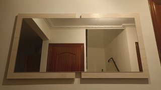 Mueble recibidor con espejo