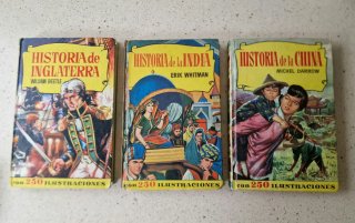 3 libros Colec. Historias Bruguera. 1ras ediciones