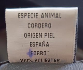 Pantalón de cuero negro. Sin estrenar