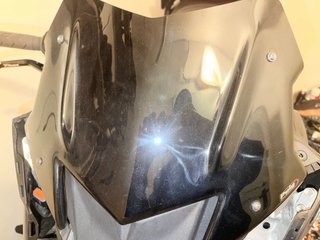 Cúpula , faro traseroy tapaYamaha TMAX 560 Negra