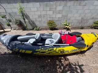 Kayak Intex Explorer K2 + 2 chalecos