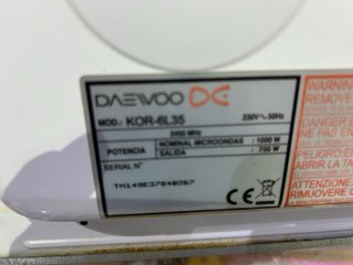 DAEWOO MICROONDAS KOR-6L35 20L 20Ltr Sin Grill