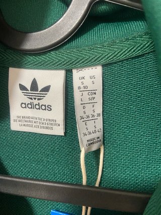 Chaqueta Adidas Verde y Amarilla Talla S