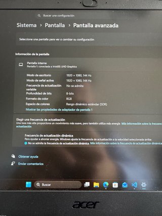 Acer Nitro 5 i7 / RTX 3050 / 16GB / 500 GB SSD