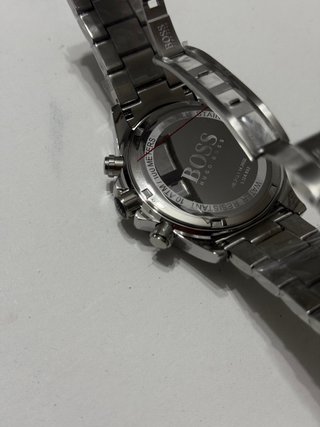 Orologio Uomo BOSS Argento Bianco
