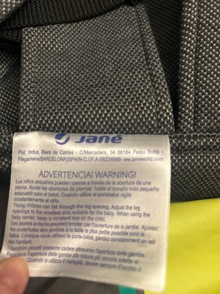 Portabebés Jané gris