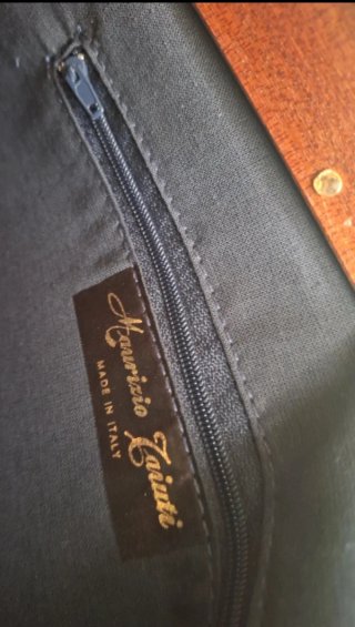 Bolso/Cartera Azul Madera