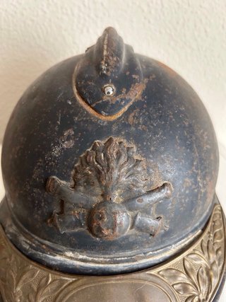Casco Adrian Francés Antiguo