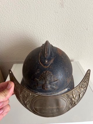 Casco Adrian Francés Antiguo