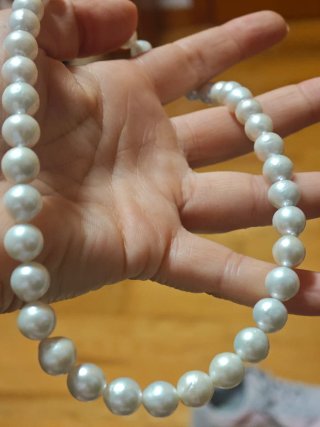 Gargantilla/ collar de perlas AAAA