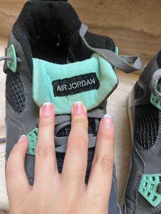 Jordan 4 Zapatillas Hombre Gris Verde