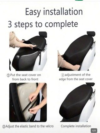 Funda asiento moto scooter negra. NUEVA A ESTRENAR
