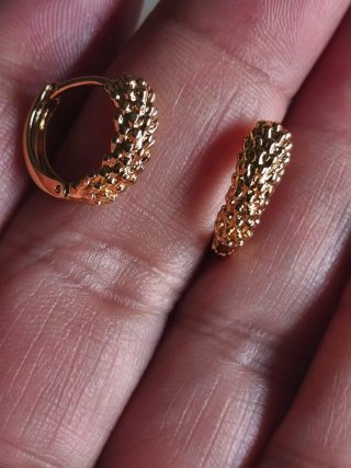 Pendientes Aro Chapados en Oro