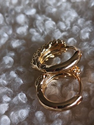 Pendientes Aro Chapados en Oro