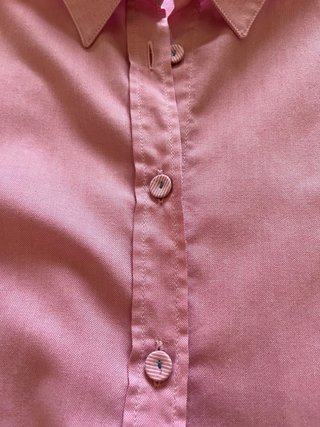 Camisa Lloyds rosa manga larga