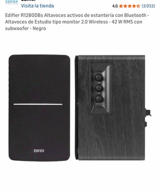 Altavoces Edifier R1280DBs Bluetooth Negro
