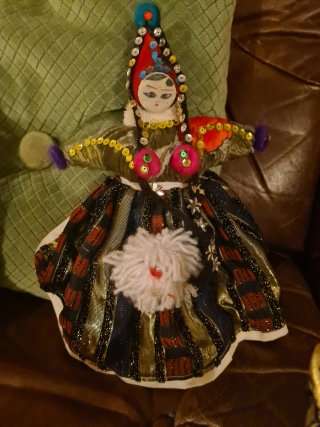 Conjunto 6 Muñecas Tela Artesanales.