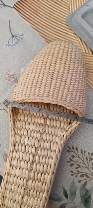 Zapatillas de ratán talla 43