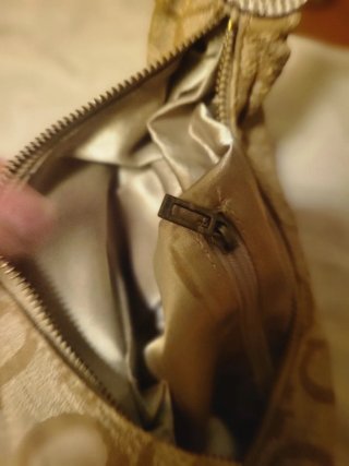Borsa Guess Beige/Oro Logo G