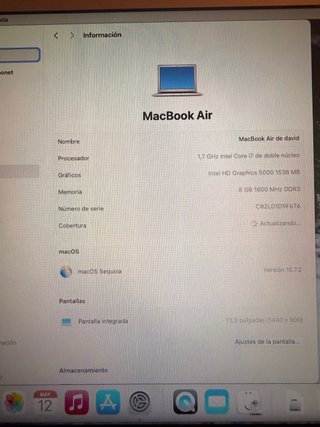 MacBook Air in eccellenti condizioni con poco utilizzo