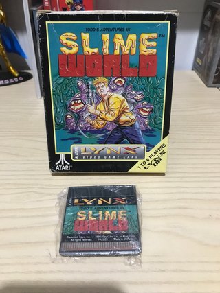 Atari Lynx Slime World Video Game Card