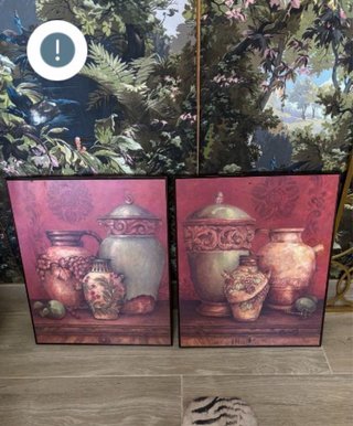 Cuadros bodegones tela y madera