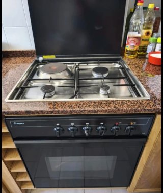 Cocina de gas y horno Aspes
