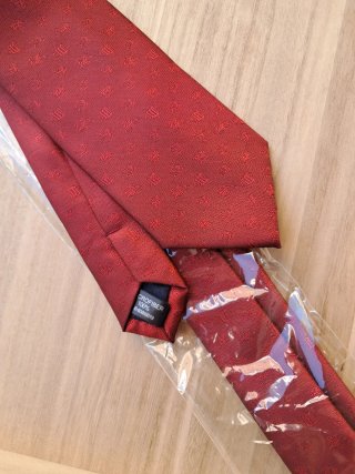 Corbata burdeos 8cm