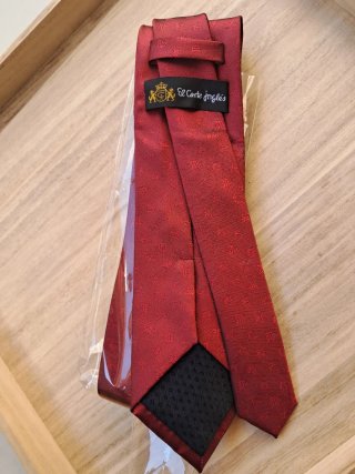 Corbata burdeos 8cm