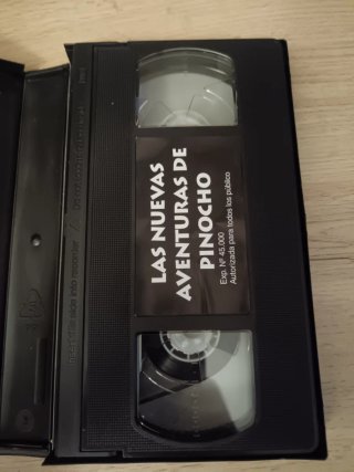 Película VHS Las Nuevas Aventuras de Pinocho