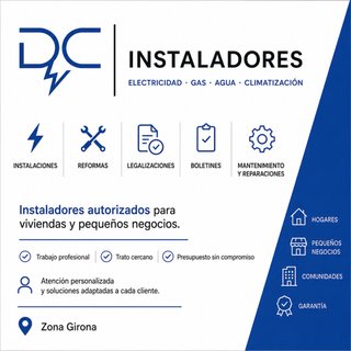 Lampista; Luz, agua, gas y clima