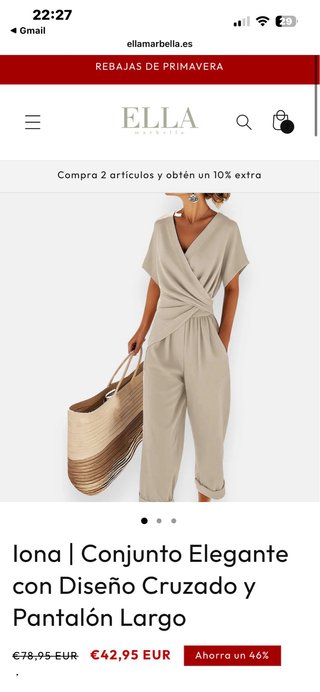 Conjunto beige