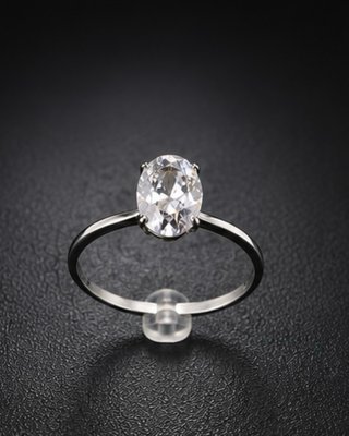 Anillo Fino Plata 925 Brillante Premium