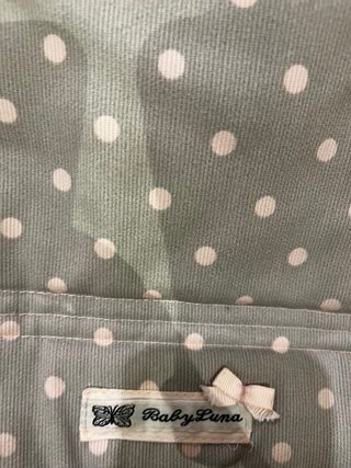 Funda para Bugaboo Gris Topitos Rosas