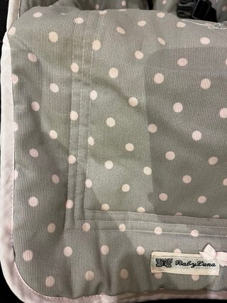 Funda para Bugaboo Gris Topitos Rosas