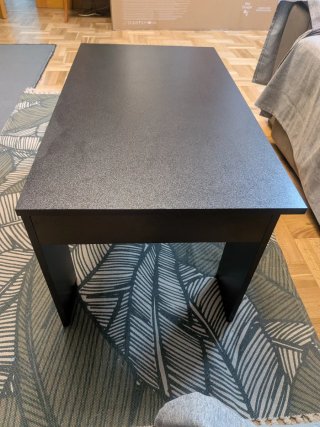 Mesa elevable negra