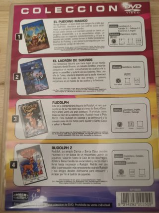 Colección 4 Películas DVD (Español)